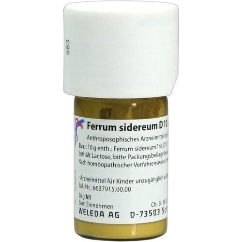 FERRUM SIDEREUM D10, 20 G