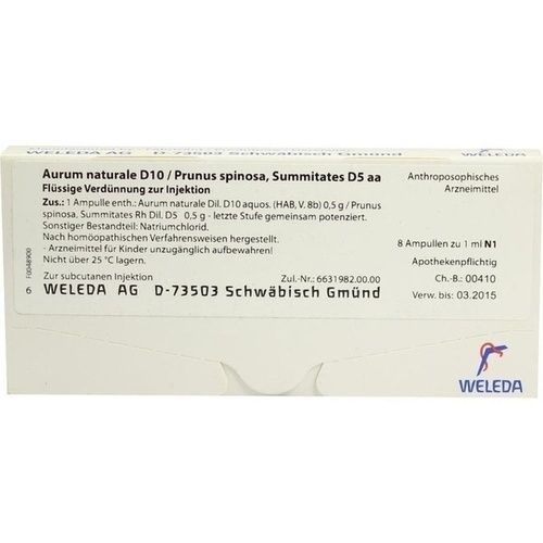 AURUM NATR D10 PR SP D 5, 8X1 ML