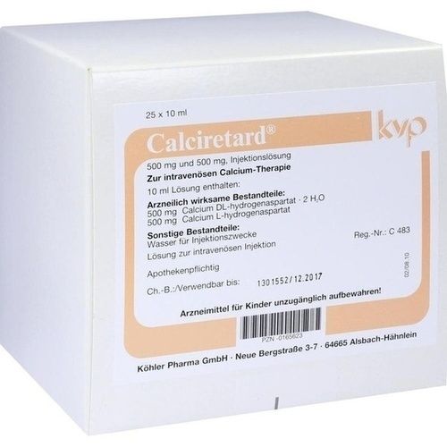 CALCIRETARD, 25X10 ML