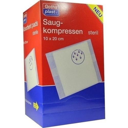 Saugkompressen steril 10x20cm, 25 ST