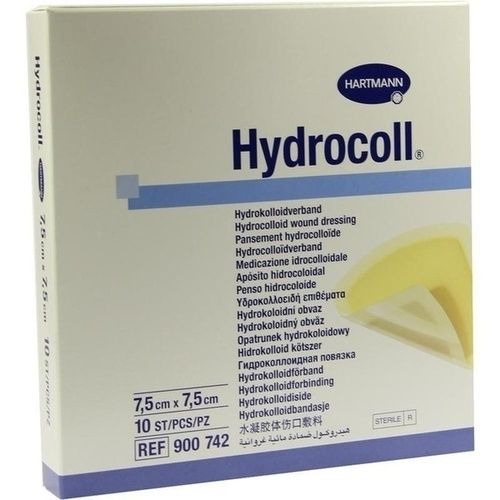 Hydrocoll 7.5x7.5cm Wundverband, 10 ST