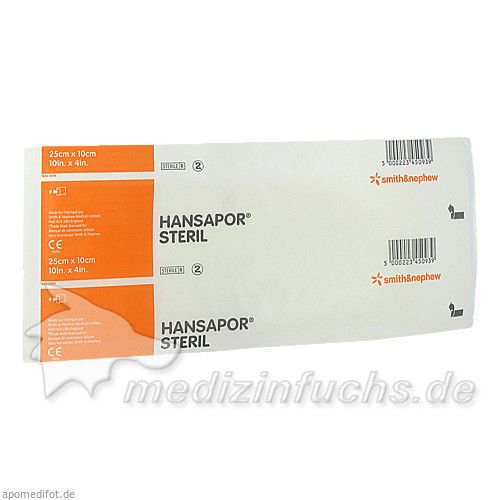 HANSAPOR steril Wundverband 10x25 cm, 1 ST