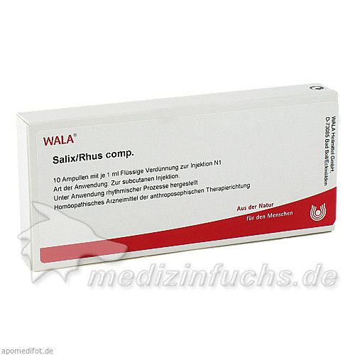 SALIX/RHUS COMP, 10X1 ML