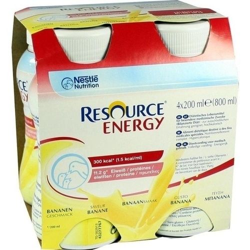 RESOURCE Energy Banane, 4X200 ML
