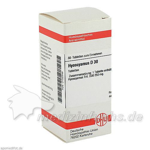 HYOSCYAMUS D30, 80 ST