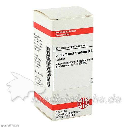 CUPRUM ARSENIC D12, 80 ST