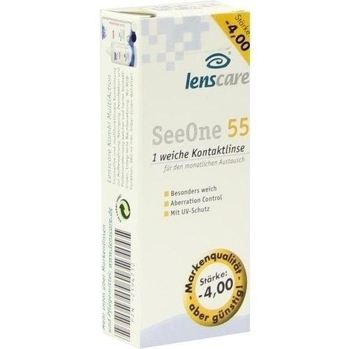 lenscare SeeOne 55 -4.00, 1 ST