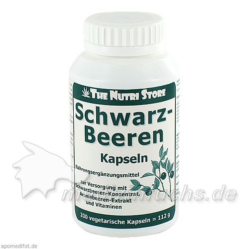 Schwarz Beeren Kapseln, 200 ST
