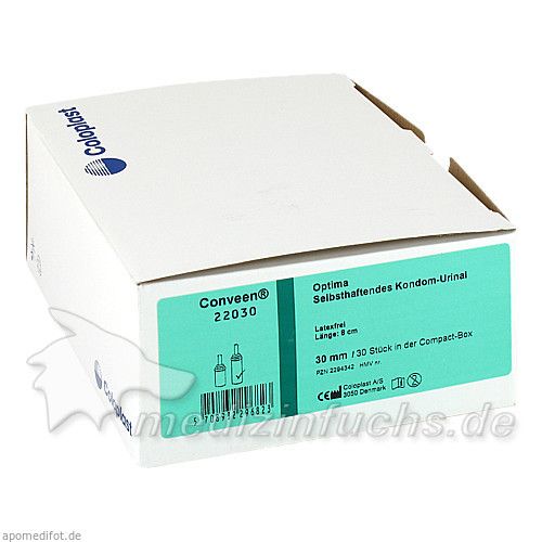 Conveen Optima Kondom-Urinal 8cm 30mm 22030, 30 ST