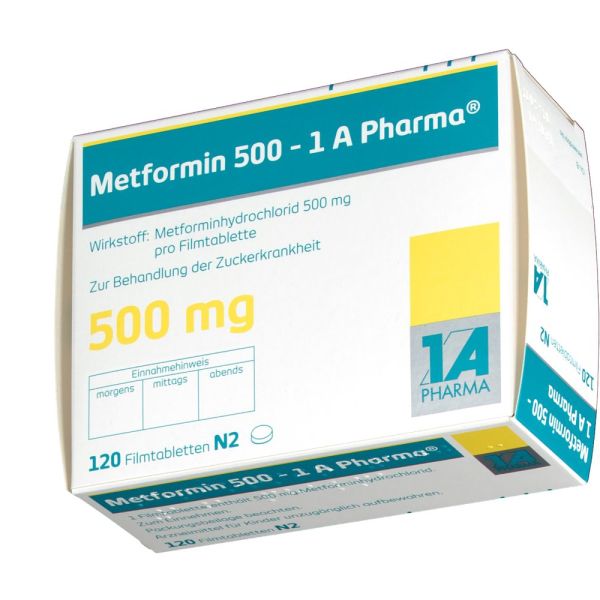 Metformin HEXAL 500mg Filmtabletten, 120 ST
