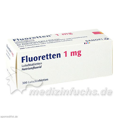 FLUORETTEN 1.0MG, 300 ST