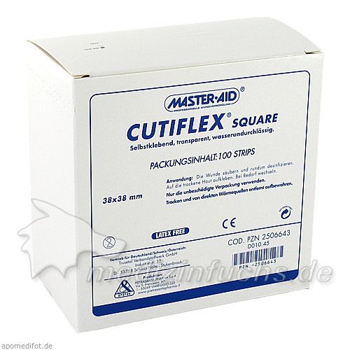 CUTIFLEX SQUARE 38x38mm Strips, 100 ST