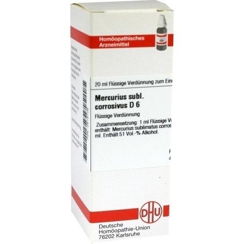 MERCURIUS SUBL CORR D 6, 20 ML