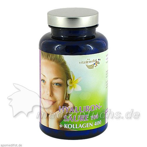 Hyaluronsäure 100+ Kollagen 400, 120 ST