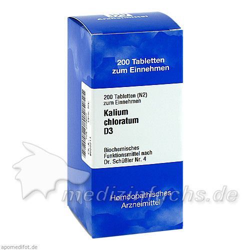 BIOCHEMIE 4 KAL CHLOR D 3, 200 ST