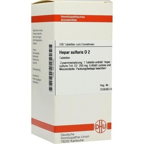 HEPAR SULF D 2, 200 ST