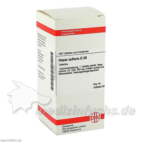HEPAR SULF D30, 200 ST