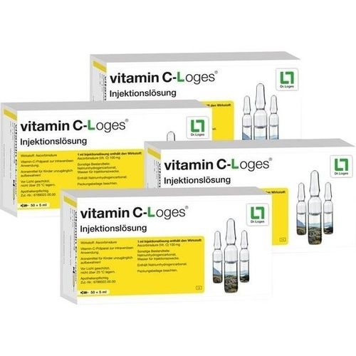 VITAMIN C Loges 5 ml Injektionsl, 200X5 ML