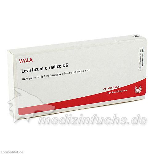 LEVISTICUM E RADICE D 6, 10X1 ML