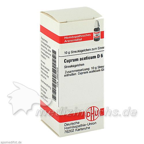 CUPRUM ACET D 6, 10 G