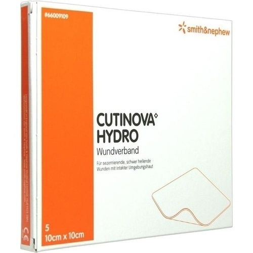 CUTINOVA HYDRO WUNDVERBAND 10x10cm, 5 ST