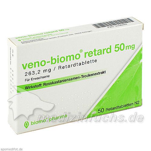 VENO BIOMO retard 50 mg Tabl., 50 ST