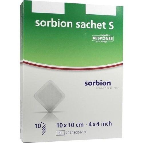 Sorbion sachet S 10-10 WUNDAUFLAGE SAUGSTARK STER, 10 ST