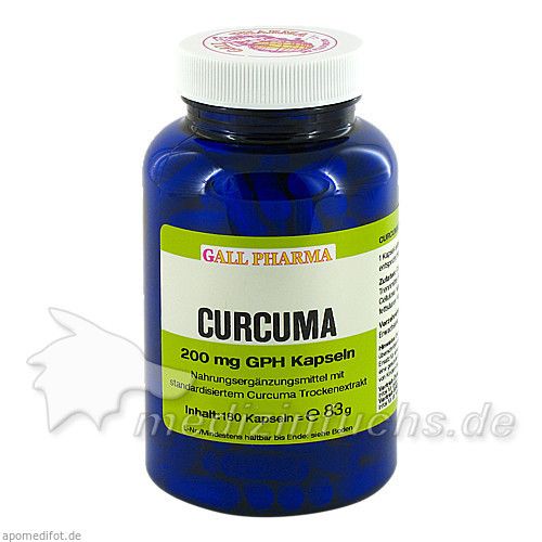 Curcuma 200mg Kapseln, 180 ST