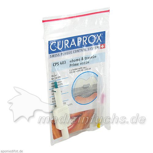 CURAPROX CPS 403 Home+Travel Prime Set 1Halt+3Buer, 1 ST