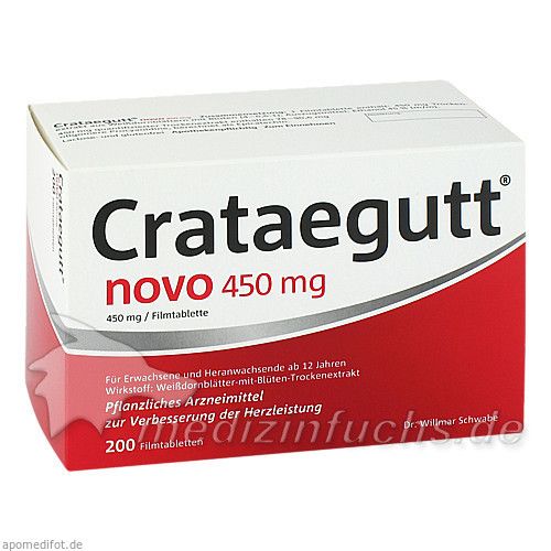 CRATAEGUTT NOVO 450mg Quartalspackung, 200 ST