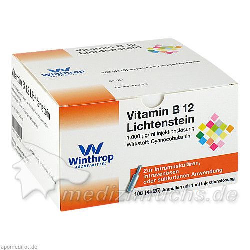 VITAMIN B12 1.000 \m63g Lichtenstein Ampullen, 100X1 ML