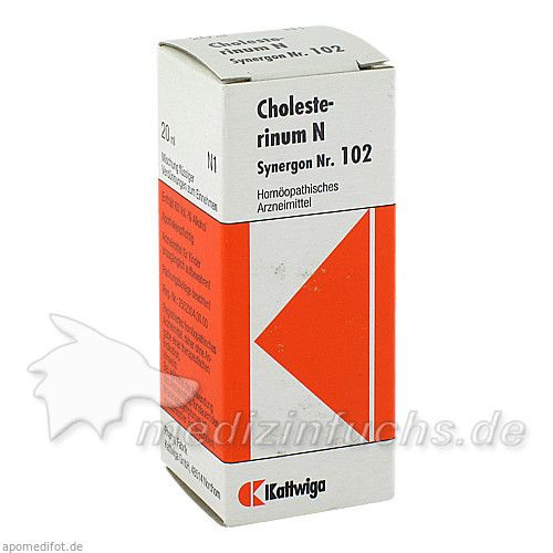 Synergon Kompl Cholesterinum N Nr.102, 20 ML