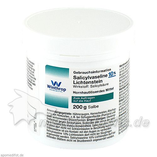 SALICYLVASELINE 10%LICHTEN, 200 G