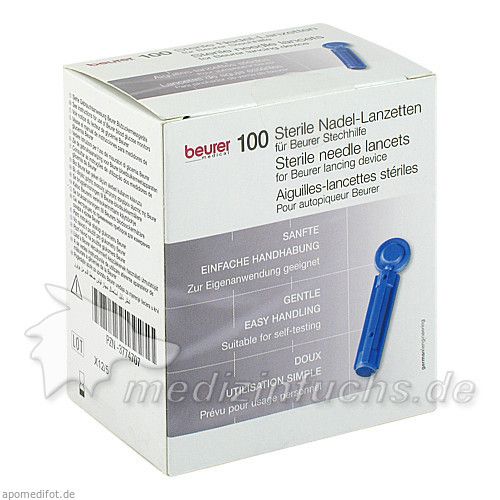 Beurer sterile Nadel-Lanzetten, 100 ST