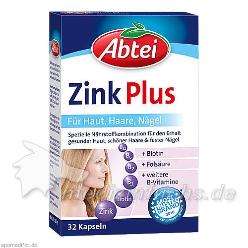 ABTEI Zink Plus Nährstoff Kapseln, 32 ST