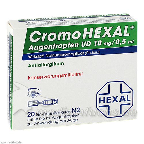 CROMOHEXAL UD EDP, 20 ST