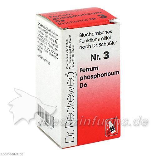 Biochemie 3 Ferrum phosphoricum D6, 200 ST