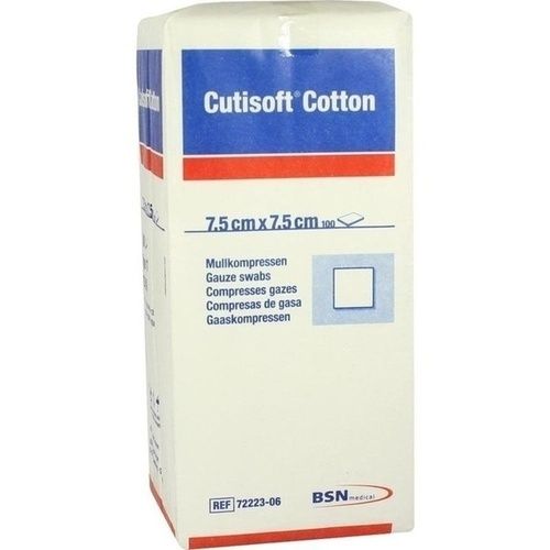 Cutisoft Cotton Kompressen unsteril 12-fach7.5x7.5, 100 ST