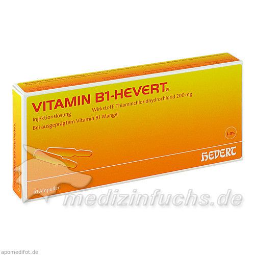 VITAMIN B1 Hevert Ampullen, 10 ST
