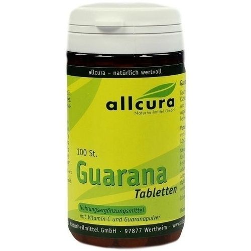 Guarana Tabletten 200mg Extraktpulver, 100 ST