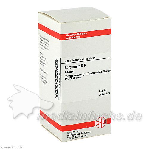 ABROTANUM D 6, 200 ST