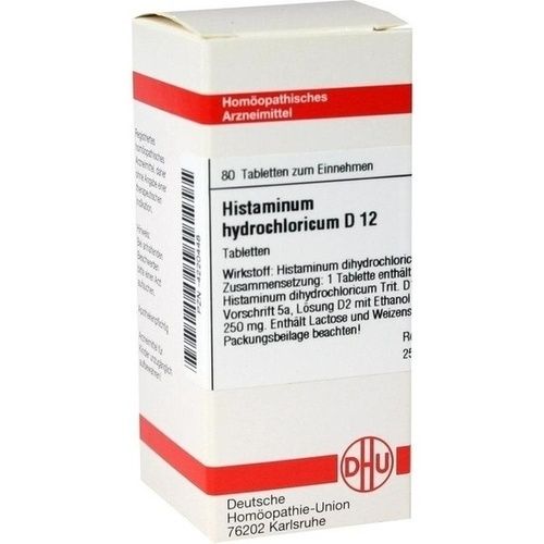 HISTAMINUM HYDROCHLOR D12, 80 ST