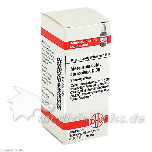 MERCURIUS SUBL CORR C 30, 10 G