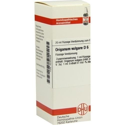 ORIGANUM VULG D 6, 20 ML