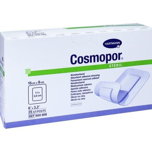 COSMOPOR STERIL 15X8CM, 25 ST