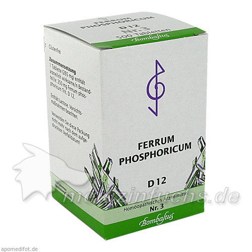 Biochemie 3 Ferrum phosphoricum D 12, 500 ST