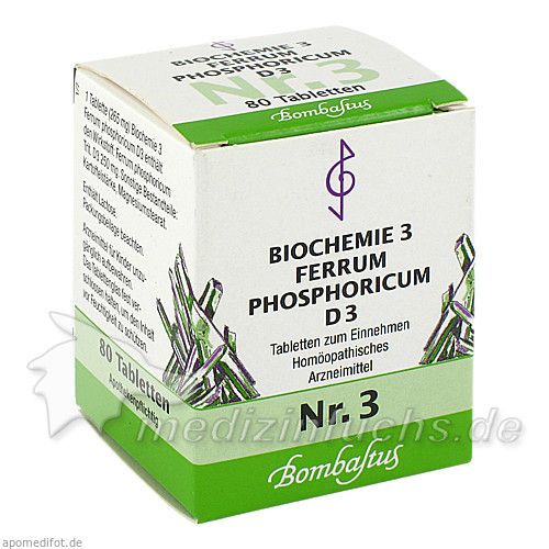 Biochemie 3 Ferrum phosphoricum D 3, 80 ST