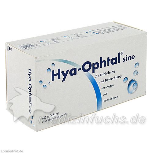 Hya-Ophtal sine, 60X0.5 ML