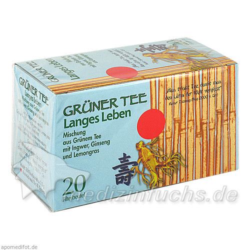 GRÜNER TEE + INGWER + GINSENG, 20 ST