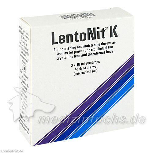 Lento Nit K Augentropfen, 3X10 ML